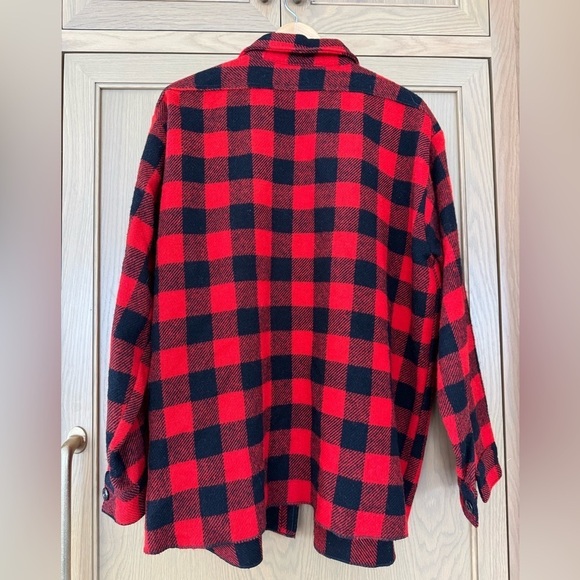 Vintage Northern Lights Wool Blend Button Down Unlined Shirt/Shacket / large - Picture 10 of 13